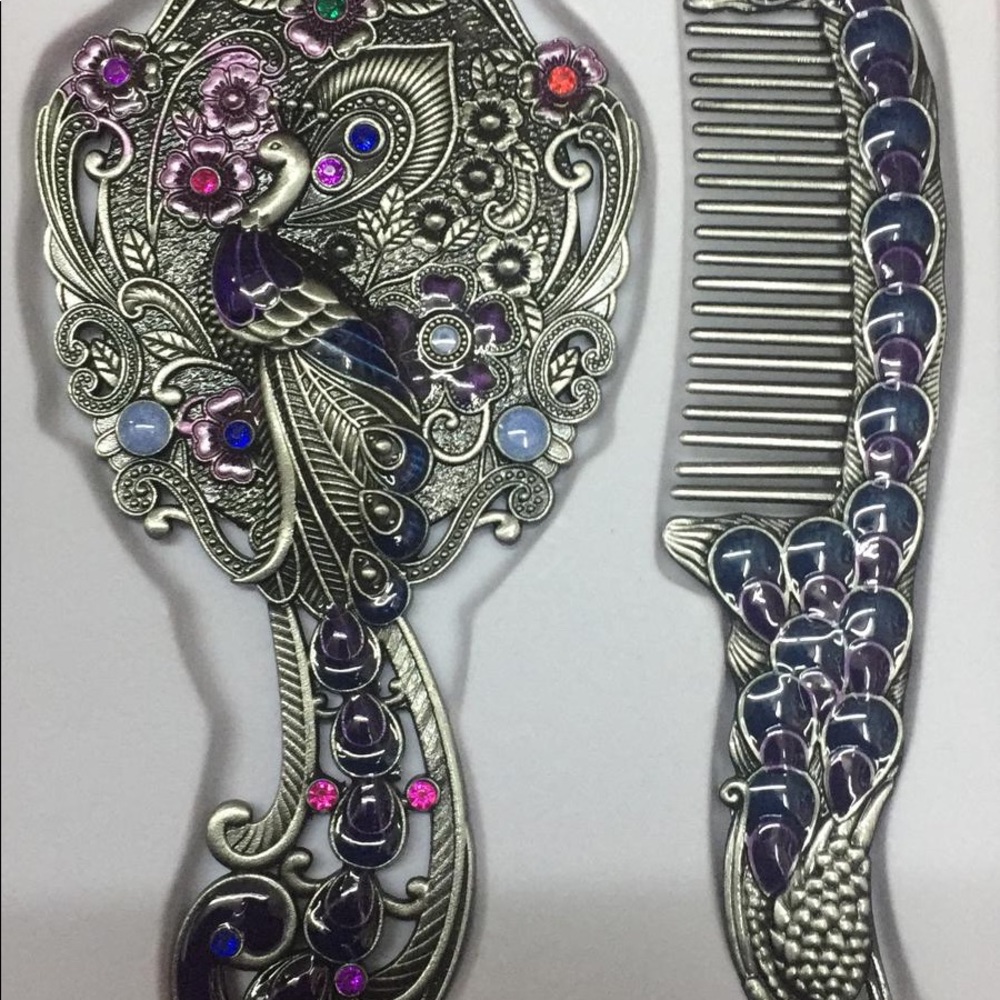 Mirror and comb